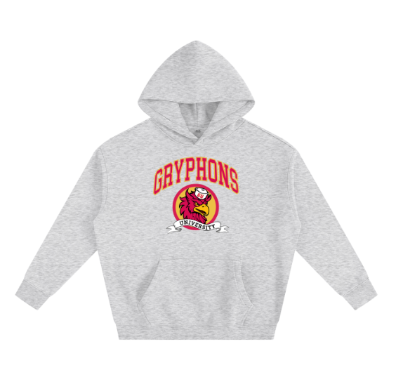 Ash Grey Vintage Gryphons Hoodie