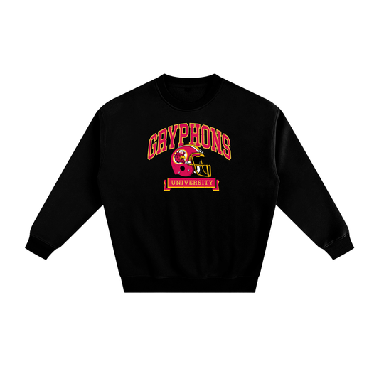 Black Gryphons football Crewneck