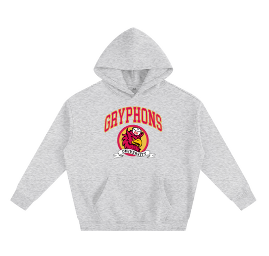 Ash Grey Vintage Gryphons Hoodie