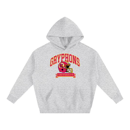 Ash Grey Gryphons Football Hoodie